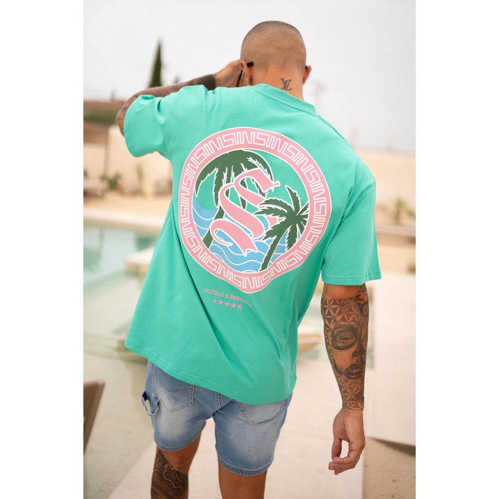 【SINNERS ATTIRE】Resort Palm T シャツ ※送関込 Sinners Attire 日本未入荷 半袖Tシャツ 通販 | ブラック